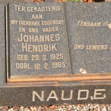 NAUDE Johannes Hendrik 1925-1965