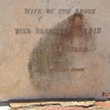NAPIER Alexander 1867-1912 & Jessie White MURPHY nee WALKER -1915