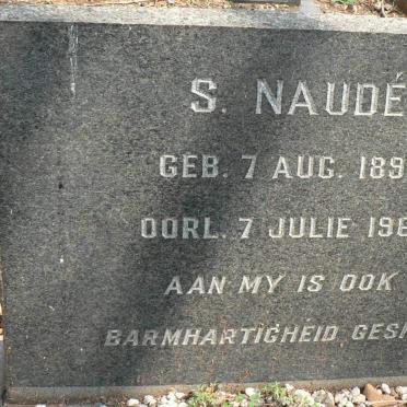 NAUDÉ S. 1893-1967