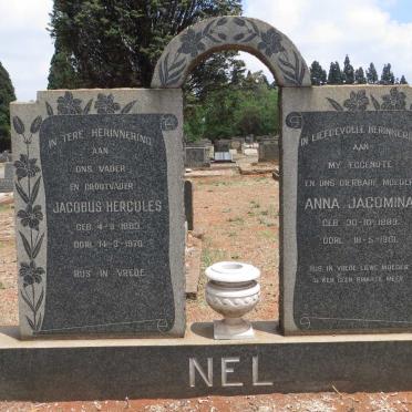 NEL Jacobus Hercules 1883-1970 &amp; Anna Jacomina 1883-1961
