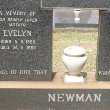 NEWMAN Frank 1892-1971 &amp; Evelyn 1898-1985