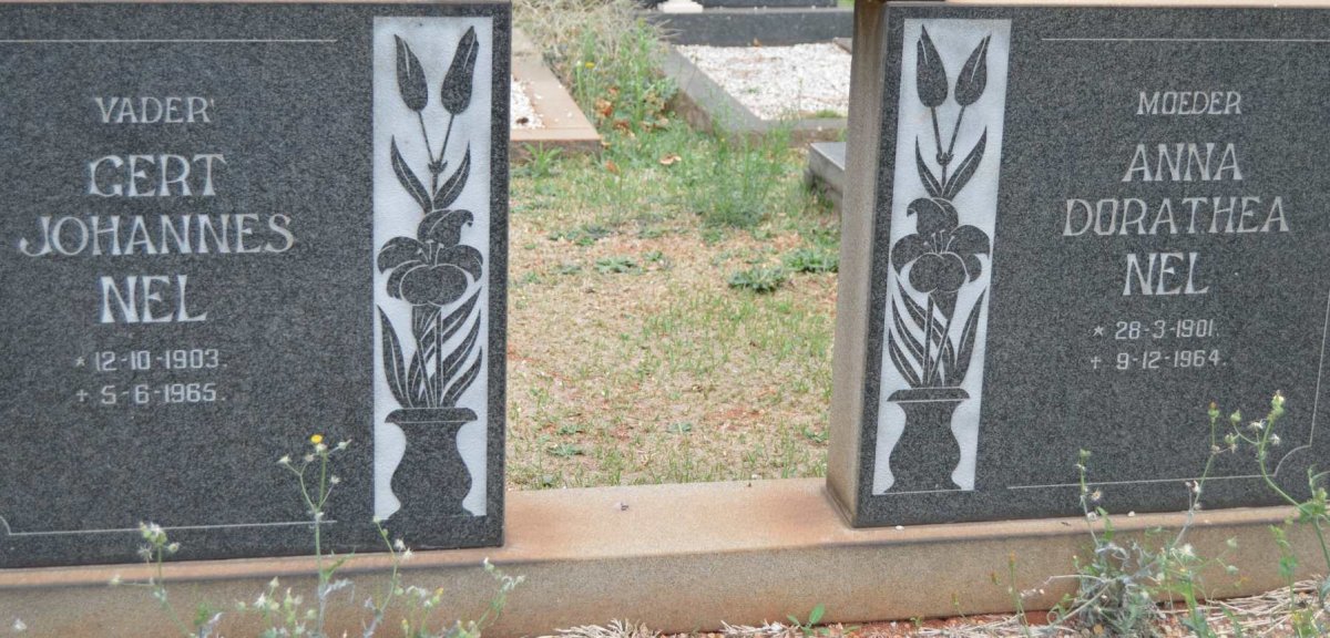 NEL Gert Johannes 1903-1965 &amp; Anna Dorathea 1901-1964