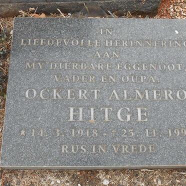HITGE Ockert Almero 1918-1994