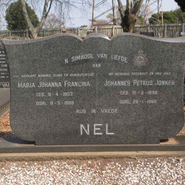 NEL Johannes Petrus Jonker 1898-1966 &amp; Maria Johanna Francina 1903-1989