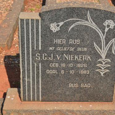 NIEKERK S.C.J., v. 1926-1963
