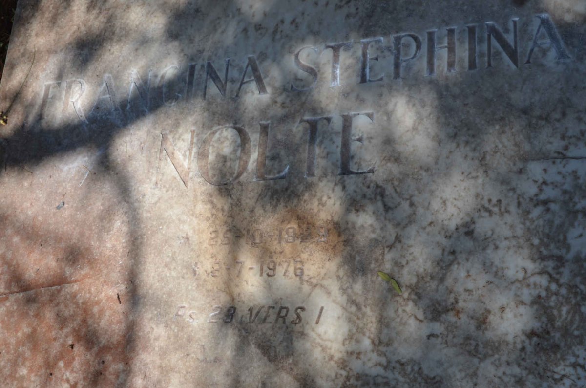 NOLTE Francina Stephina 19?9-1976