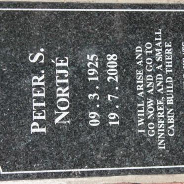 NORTJE Peter S. 1925-2008
