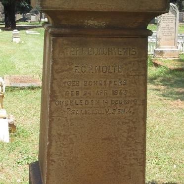 NOLTE E.C.P. nee SCHEEPERS 1863-1899