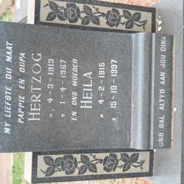 OBERHOLZER Hertzog 1913-1967 &amp; Heila 1915-1997