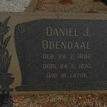 ODENDAAL Daniël J. 1896-1970