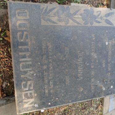 OOSTHUYSEN Johanna 1904-1962