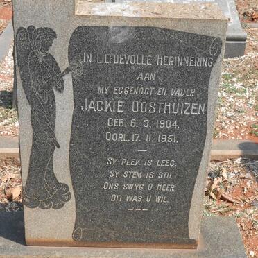 OOSTHUIZEN Jackie 1904-1951
