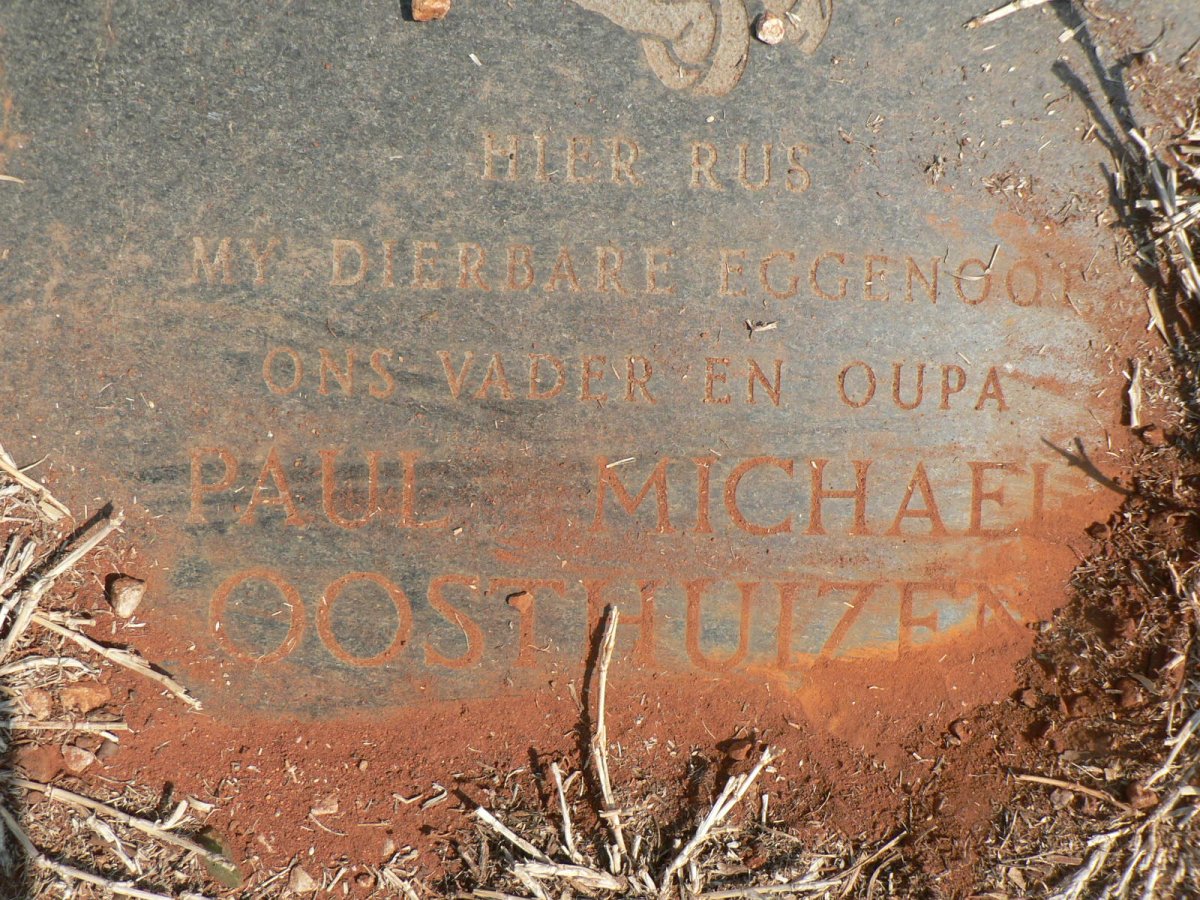 OOSTHUIZEN Paul Michael