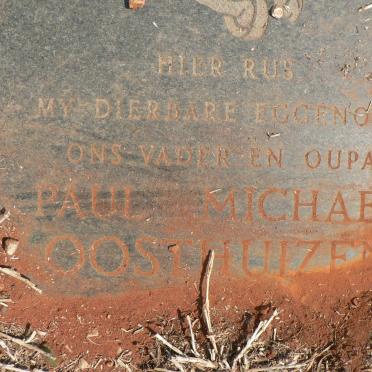 OOSTHUIZEN Paul Michael