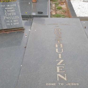 OOSTHUIZEN Robert 1910-1964 &amp; Edith Phyllis 1915-1996