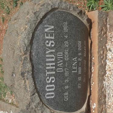 OOSTHUYSEN David 1914-1968 &amp; Lena 1918-2001