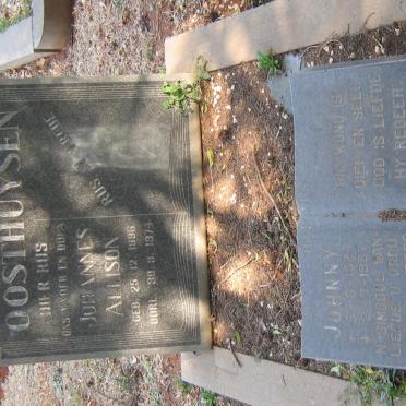 OOSTHUYSEN Johannes Allison 1896-1974 :: OOSTHUYSEN Johnny 1924-1987