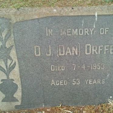ORFFER D.J. -1953