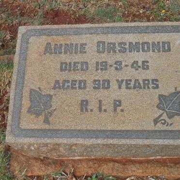 ORSMOND Annie -1946