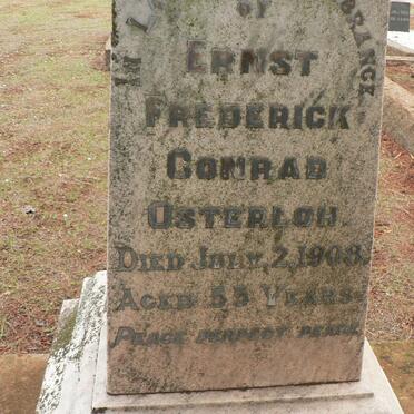 OSTERLOH Ernst Frederick Conrad -1908
