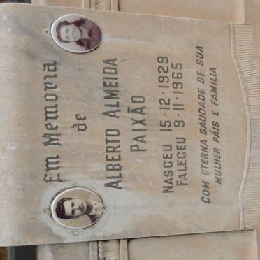 PAIXÁO Alberto Almeida 1929-1965