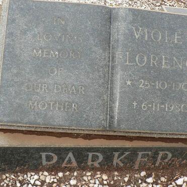 PARKER Violet Florence 1904-1980