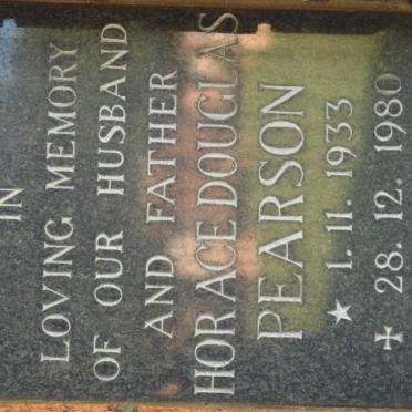 PEARSON Horace Douglas 1933-1980