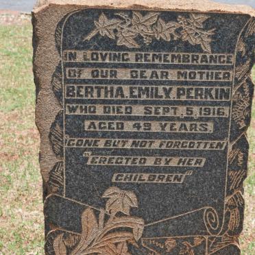 PERKIN Bertha Emily -1916