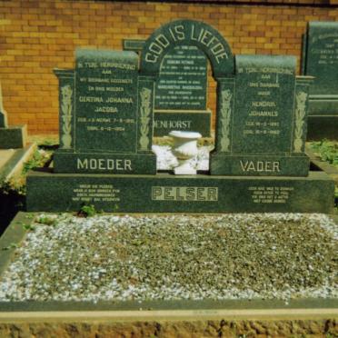 PELSER Hendrik Johannes 1892-1960 &amp; Gertina Johanna Jacoba V.D. MERWE 1891-1954