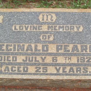 PEARCE Reginald -1921