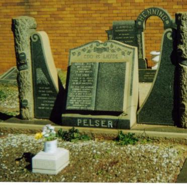 PELSER Theunis Gert 1920 -1954