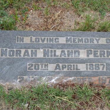 PERKINS Norah Niland 1887-1971