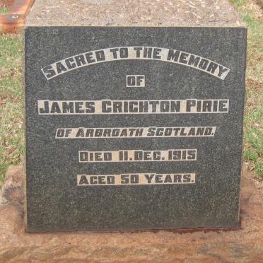 PIRIE James Crichton -1915