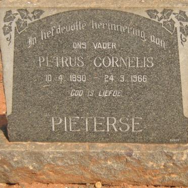 PIETERSE Petrus Cornelis 1890-1966