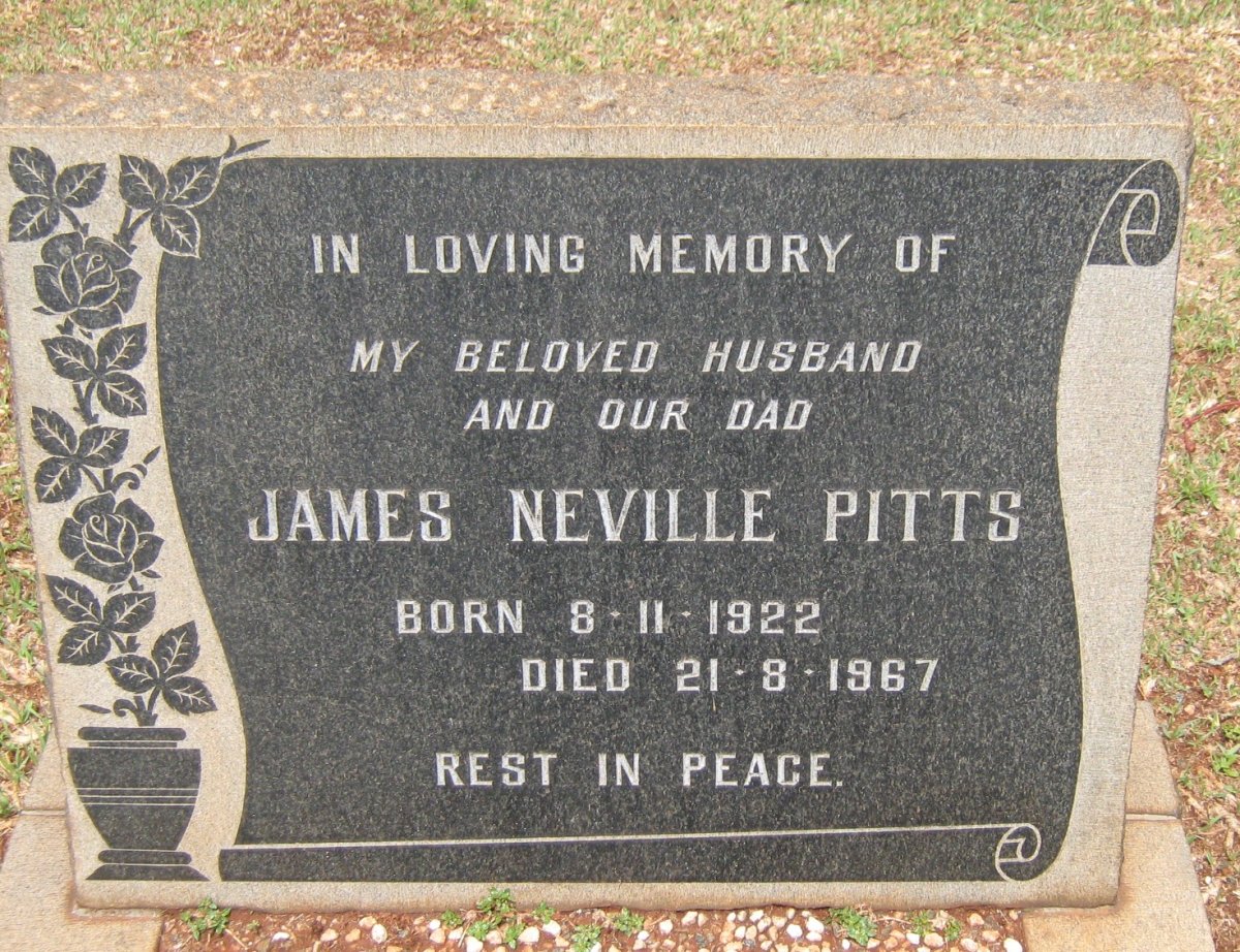 PITTS James Neville 1922-1967