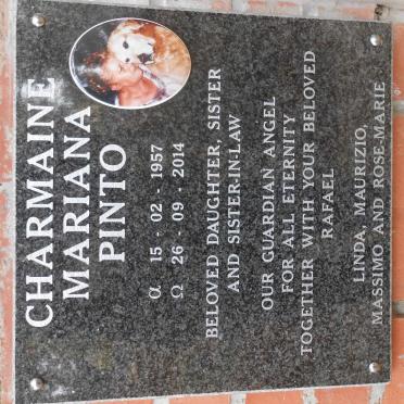 PINTO Charmaine Mariana 1957-2014