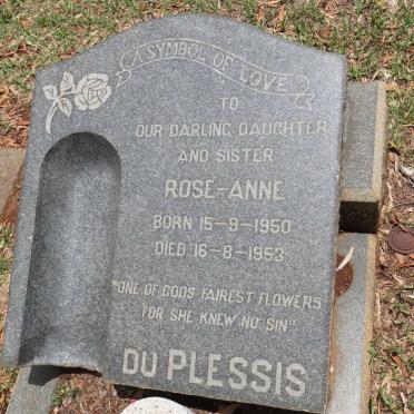 PLESSIS Rose-Anne, du 1950-1953