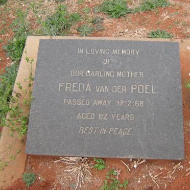 POEL Freda, van der -1968