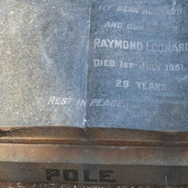 POLE Raymond Leonard -1951