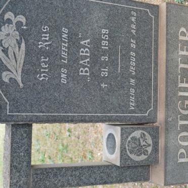 POTGIETER Baba -1959