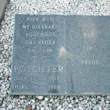 POTGIETER T.G. 1917-1988