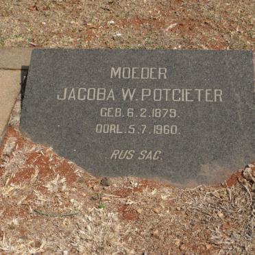 POTGIETER Jacoba W. 1879-1960