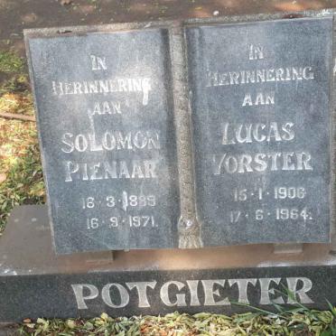 POTGIETER Solomon Pienaar 1889-1971 :: POTGIETER Lucas Vorster 1906-1964