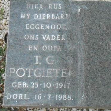 POTGIETER T.G. 1917-1988 
