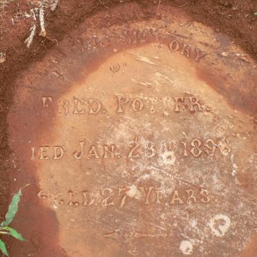 POTTER Fred -1896