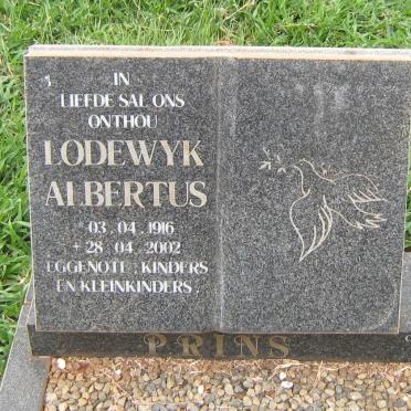 PRINS Lodewyk Albertus 1916-2002