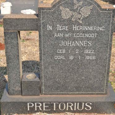 PRETORIUS Johannes 1922-1966
