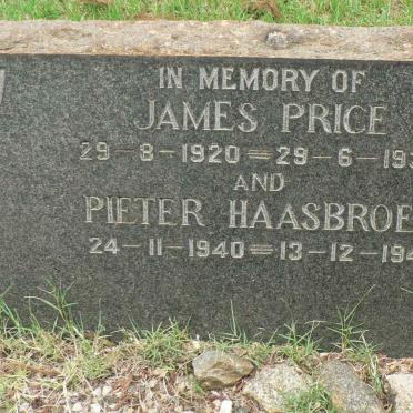 PRICE James 1920-1931 :: HAASBROEK Pieter 1940-1940