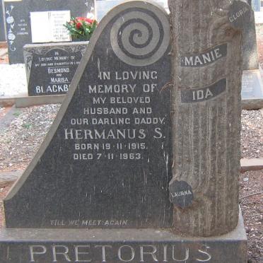PRETORIUS Hermanus S. 1915-1963