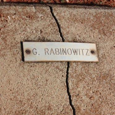 RABINOWITZ G.